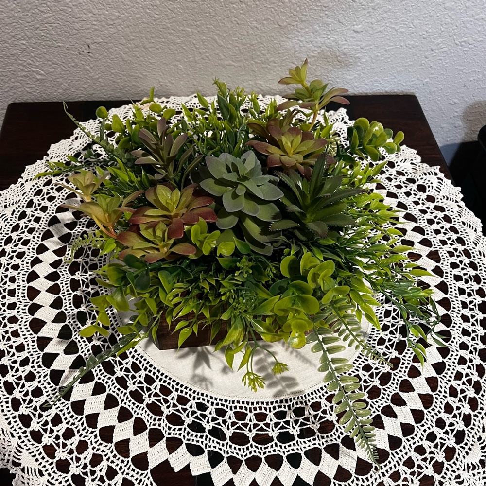 Hidden fake plant box
